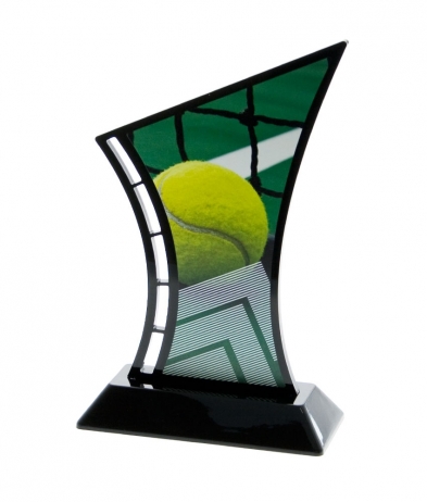 631TENN 19.5cm Printed Tennis Acrylic Award