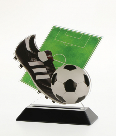 6901SOCC 15.5cm Printed Soccer Acrylic Award