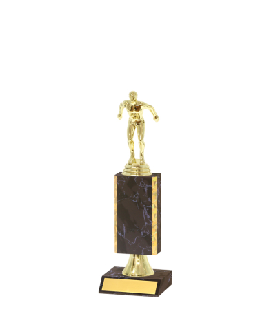  Gd Edged Trophy <Br>15cm Plus Figurine