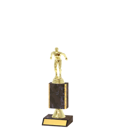  Gd Edged Trophy <Br>12.5cm Plus Figurine