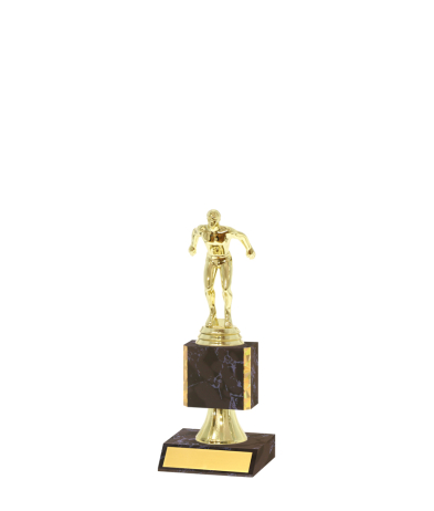 Gd Edged Trophy <Br>10cm Plus Figurine