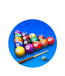 BILL05 Billiards Pool - Dome 25mm