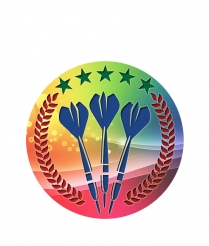 DART208 Triple Darts - Dome 50mm