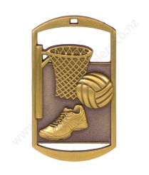 DT242G Netball - DT <Br>Gold Medal 7cm