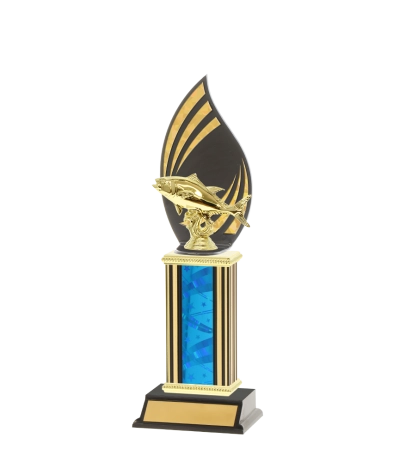  F/Back Tube Trophy On P/Base <Br>34.5cm