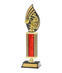  F/Back Tube Trophy On P/Base <Br>40cm