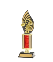  F/Back Tube Trophy On P/Base <Br>35cm