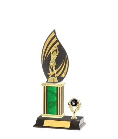  F/Back Tube Trophy On P/Base <Br>32cm