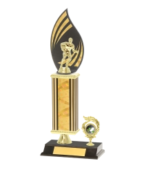  F/Back Tube Trophy On P/Base <Br>40cm