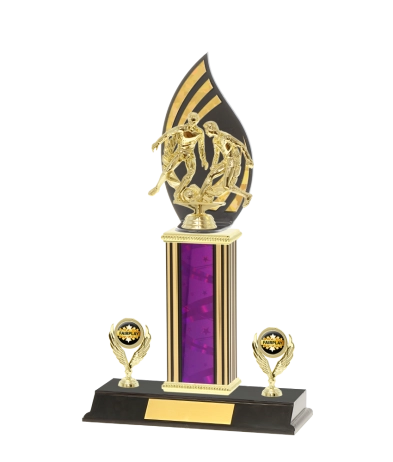  F/Back Tube Trophy On P/Base <Br>37cm