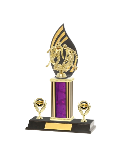  F/Back Tube Trophy On P/Base <Br>34.5cm