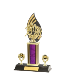  F/Back Tube Trophy On P/Base <Br>34.5cm