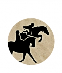 HORS207 Horses - Dome 50mm