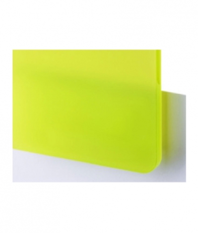 LG117057 TroGlass Satins Lemon Green Translucent 3mm