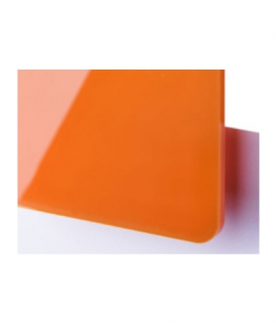 LG117103 TroGlass Colour Gloss Orange Translucent 3mm