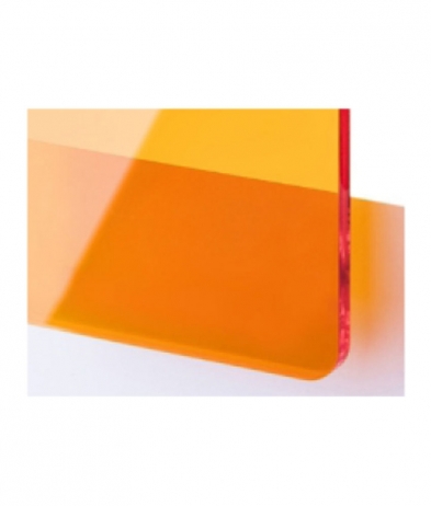 LG117130 TroGlass Colour Gloss Orange Transparent 3mm
