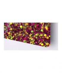 LGYD204 TroGlitter Chunky Red Dot 3mm