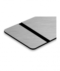 LT334 TroLaseThins Brushed Silver/Black 0.5mm
