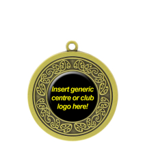 M003G Insert - Gold Koru Relief Medal 4.5cm Dia