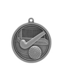 M016S Hockey - Silver Relief <Br>Medal 4.5cm Dia