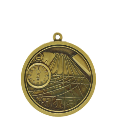 M021G Track - Gold Relief <Br>Medal 4.5cm Dia