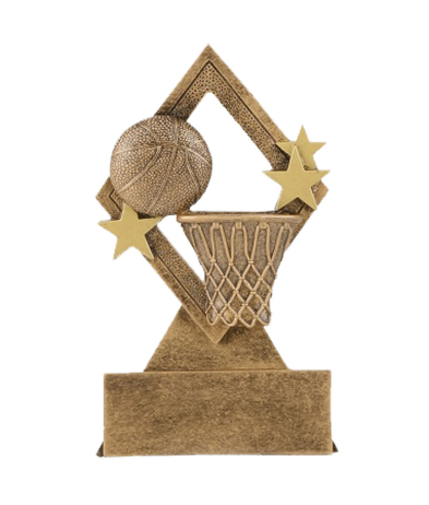 RES0048 Basketball Diamond Resin 13cm