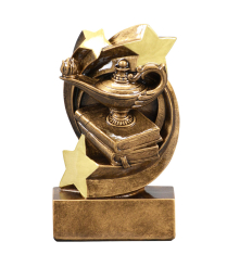 RES0190 Star Swirl Knowledge Resin 13.5cm