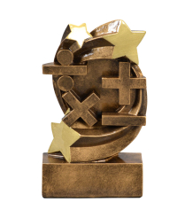 RES0193 Star Swirl Maths Resin 13.5cm