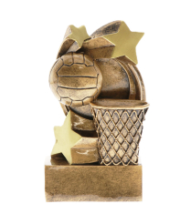 RES0201 Star Swirl Netball Resin 13.5cm