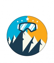 SNOW04 Snow Skiing - Dome 25mm