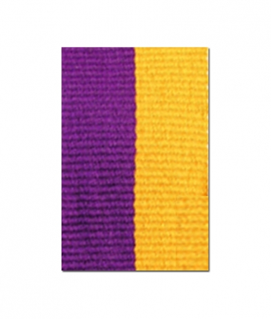 V122PRGD V Neck Purple/Gold Ribbon