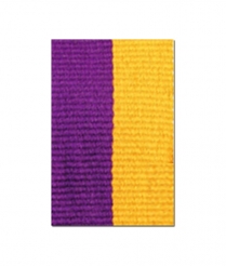 V122PRGD V Neck Purple/Gold Ribbon