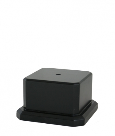 WB03 Black Wooden Base  - Top 9.0cm sq