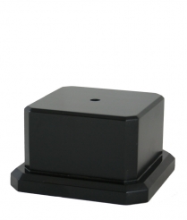 WB07 Black Wooden Base - Top 19.4cm sq