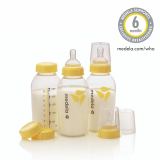 Wide base 250ml bottle (3pk)