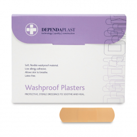 533 Dependaplast Washproof Plasters 7cm x 2cm Box of 100