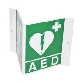 AED wall sign