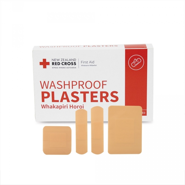 X1370 Red Cross Washproof Plasters Assorted Box of 40