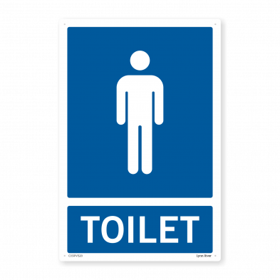  Toilet Sign Male