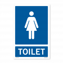  Toilet Sign Female