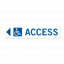  Wheelchair Access & Lh Arrow PVC