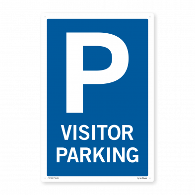 visitor parking sign