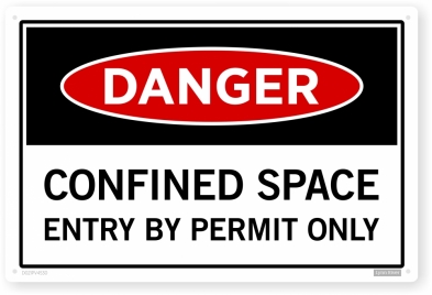 confined space sign