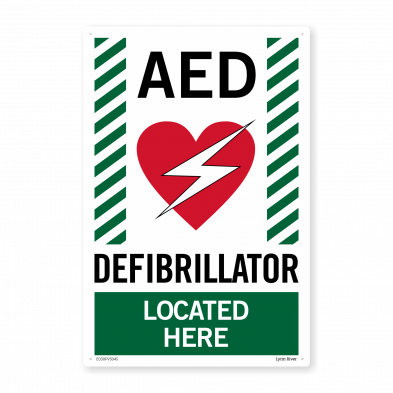  AED Sign  Generic