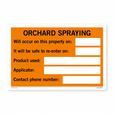  Orchard Spraying PVC
