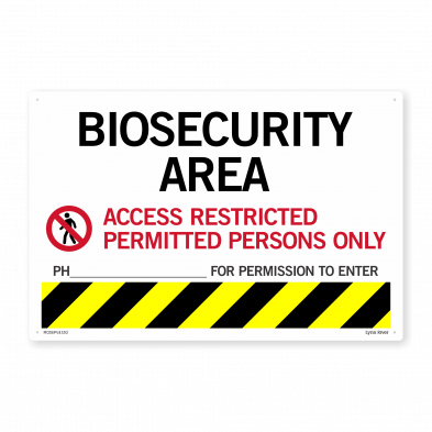  Biosecurity Area PVC