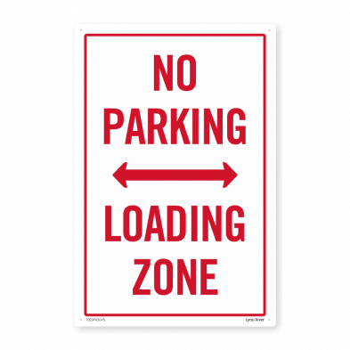  Loading Zone  No Parking At All Times