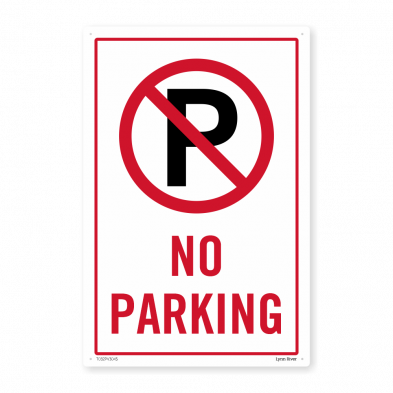 No Parking Including P Symbol