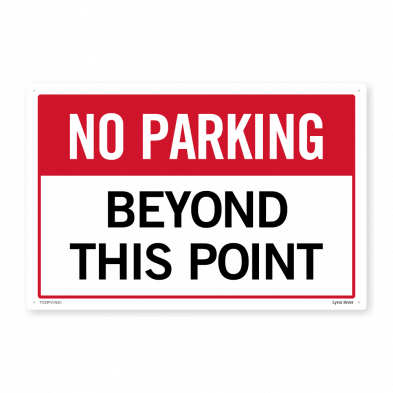  No Parking Beyond This Point