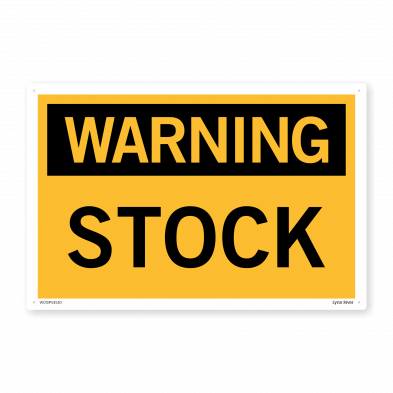 stock sign